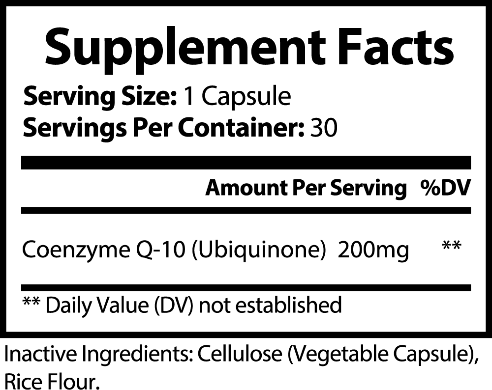 CoQ10 Ubiquinone Capsules